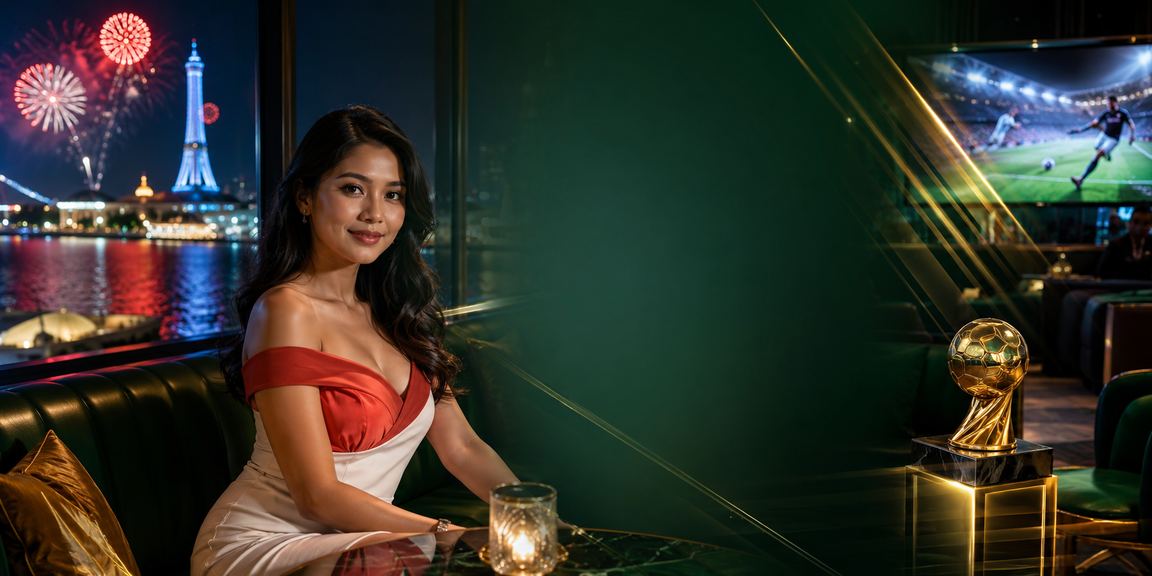 Suasana kafe Vietnam dengan pengguna memeriksa saldo dan bonus VIP di ponsel