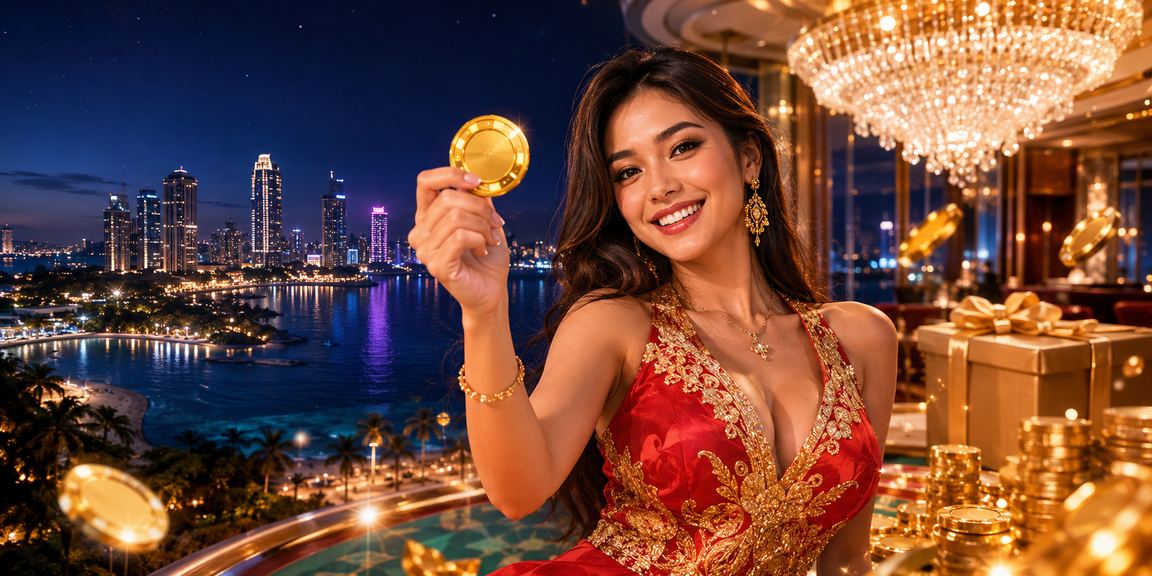 Suasana festival taruhan casino berwarna-warni yang meriah